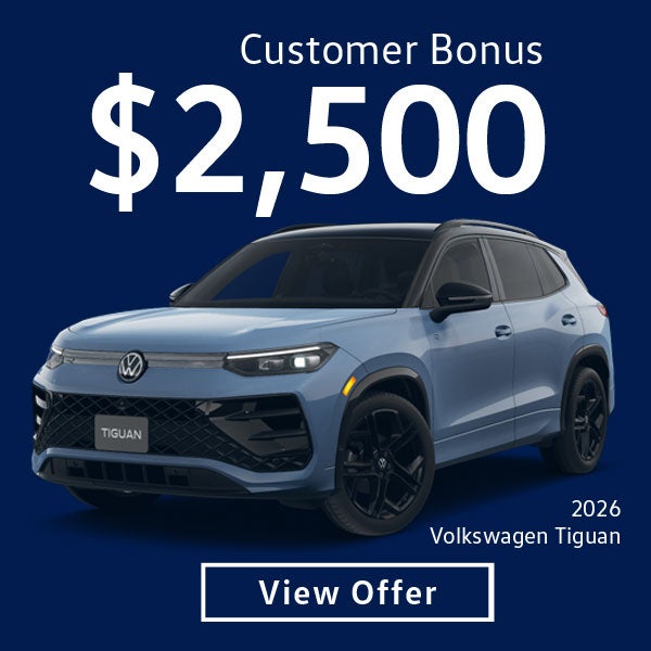 0% APR on 2026 VW Tiguan