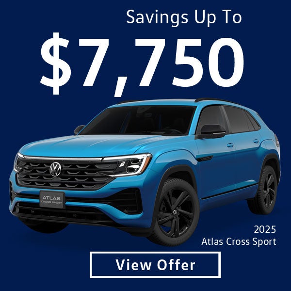 $7,750 Savings on 2025 VW Atlas Cross Sport